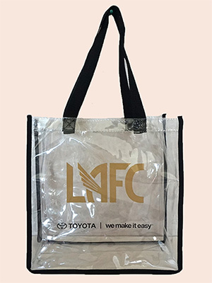 LAFC Clear PVC Tote Bag